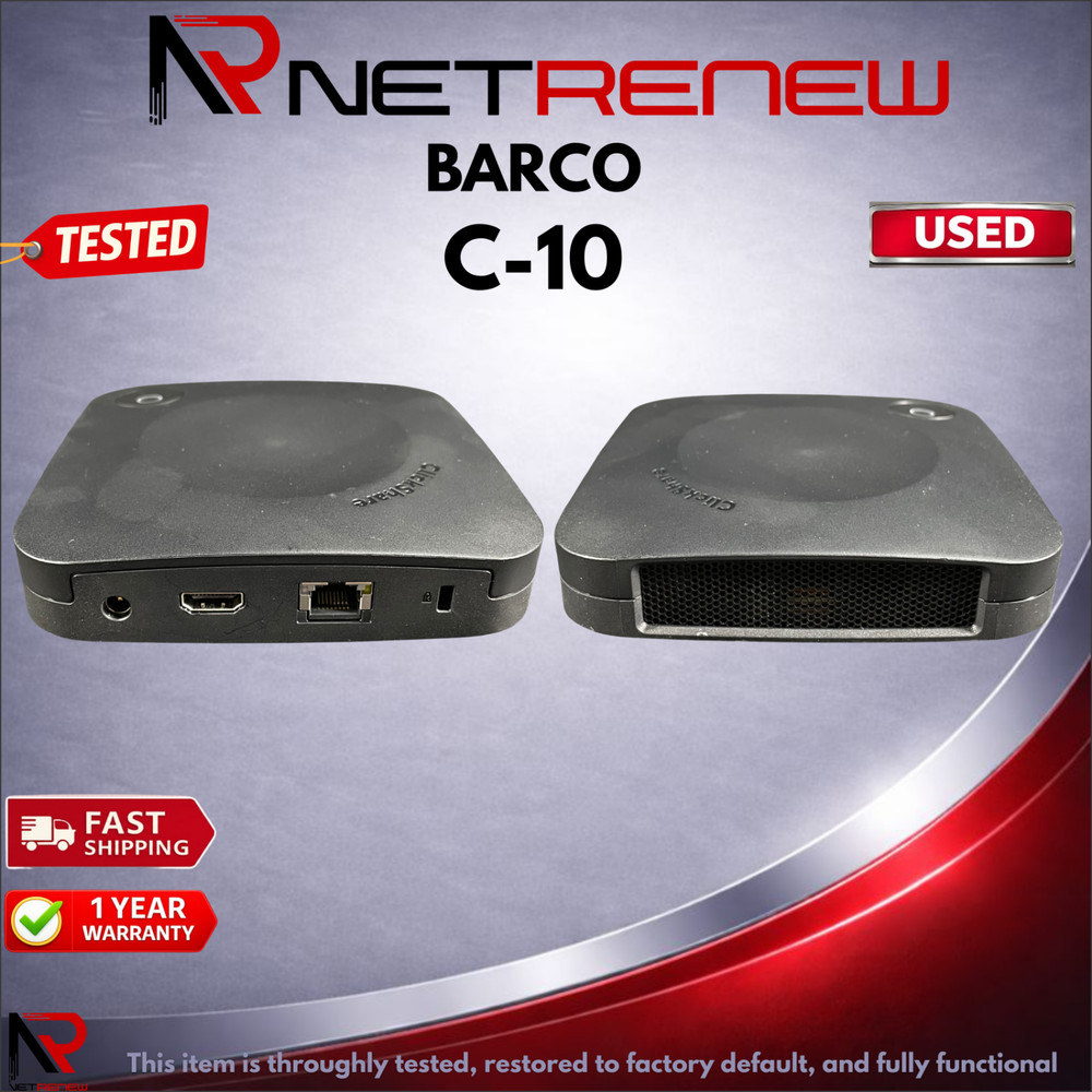 Barco ClickShare C-10 R9861511US Wireless Presentation System Item Only
