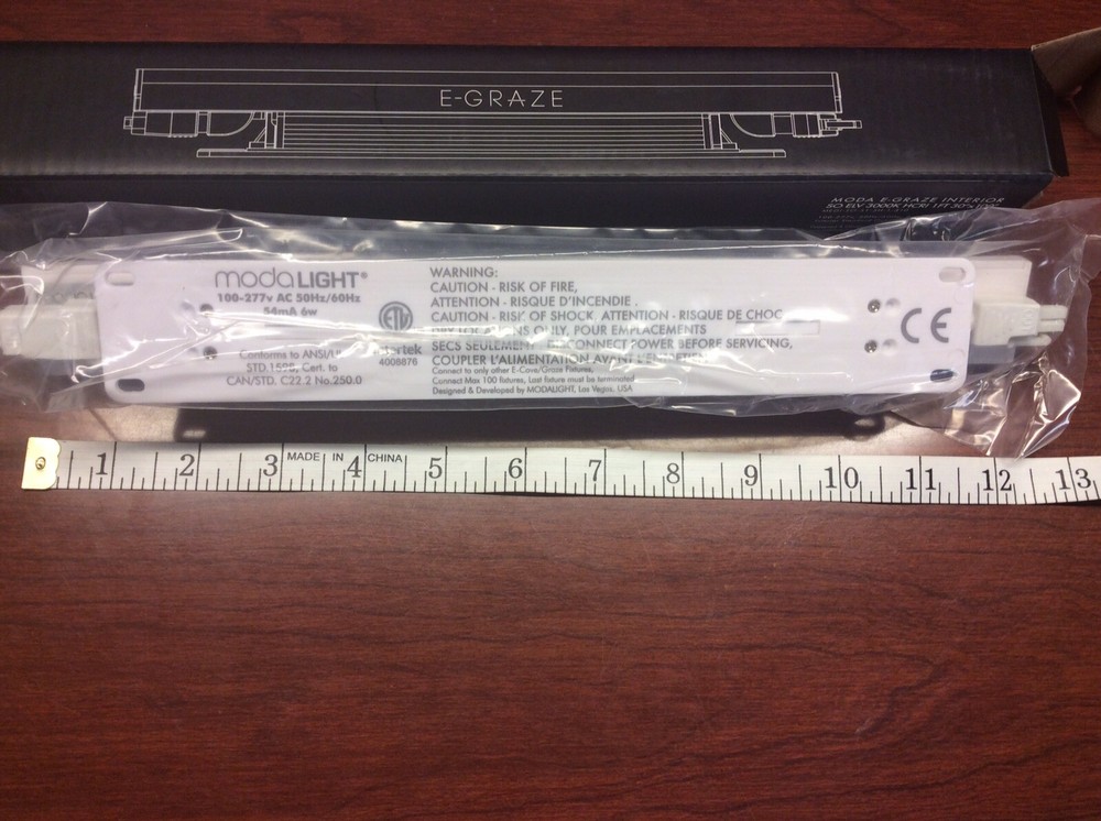 MODA Light E-Graze Interior SO ELV HCRI 1' Linkable Bar LED Fixture