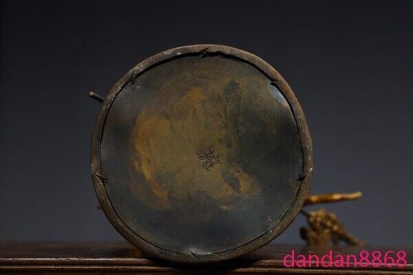 13.2"Tibet Buddhism temple bronze Gilt Guru Rinpoche Padmasambhava Buddha Statue