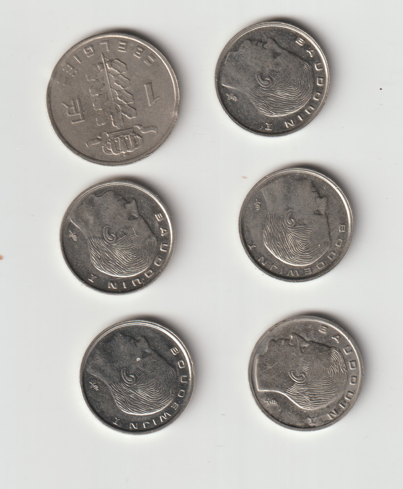 BELGIUMcoins-30 different FRANCS from1922