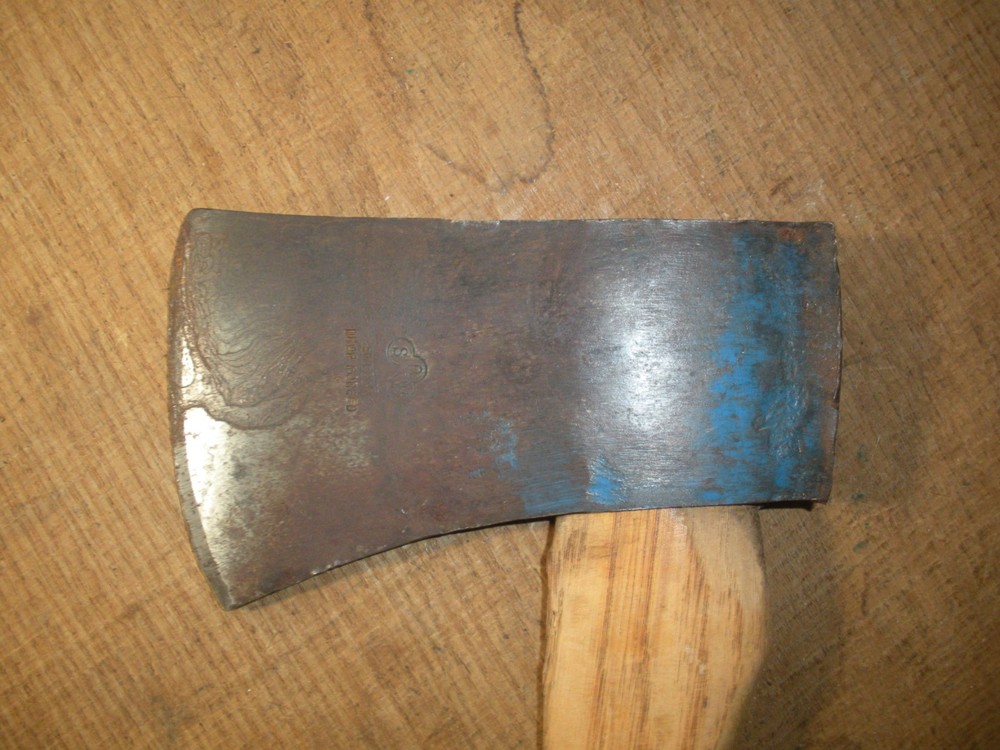 Vintage S & W Sweden SINGLE BIT Camp Axe