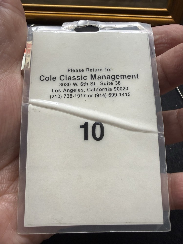 Atlantic Starr Backstage Passes Owned By Wayne Lewis & Barbara Weathers