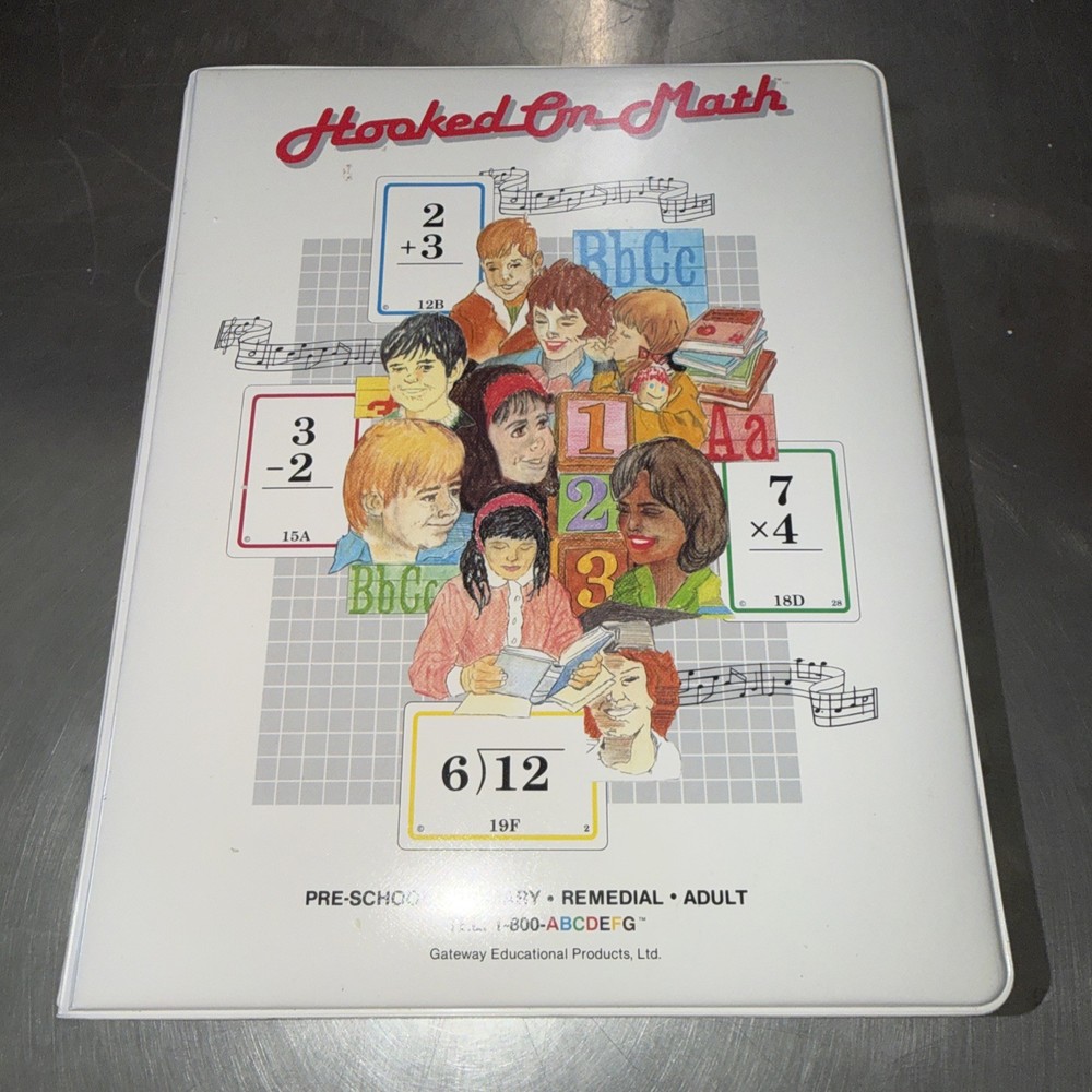Vintage Hooked on Math Set – Complete Educational Kit, Homeschool 1992
