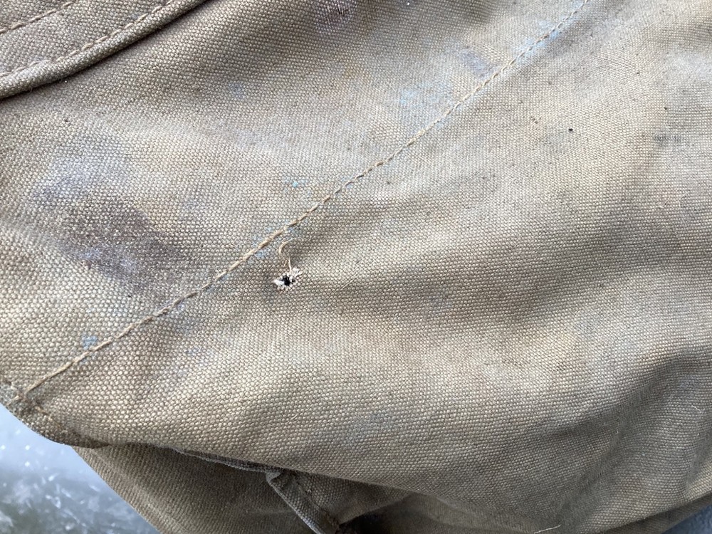 original 1943 dated british airborne ww2 or ATS canvas kit or parachute bag