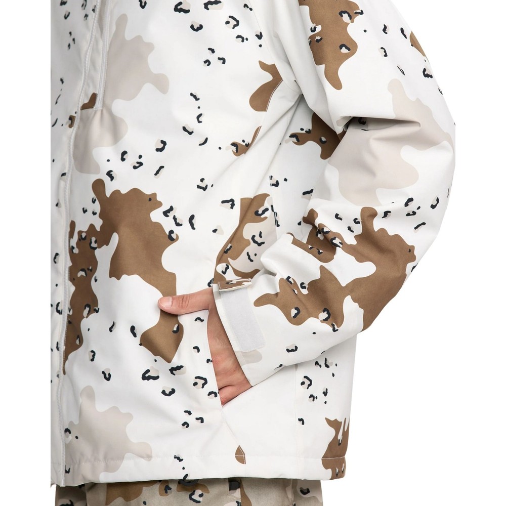 Volcom 2836 Insulated Men's Winter Jacket, White, Medium