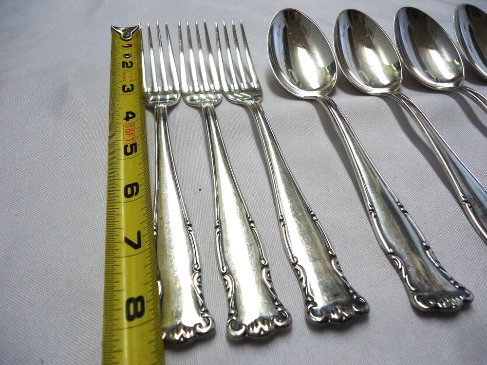 PRUNUS 90 SILVERPLATE SPOON,FORKS 8-PIECES