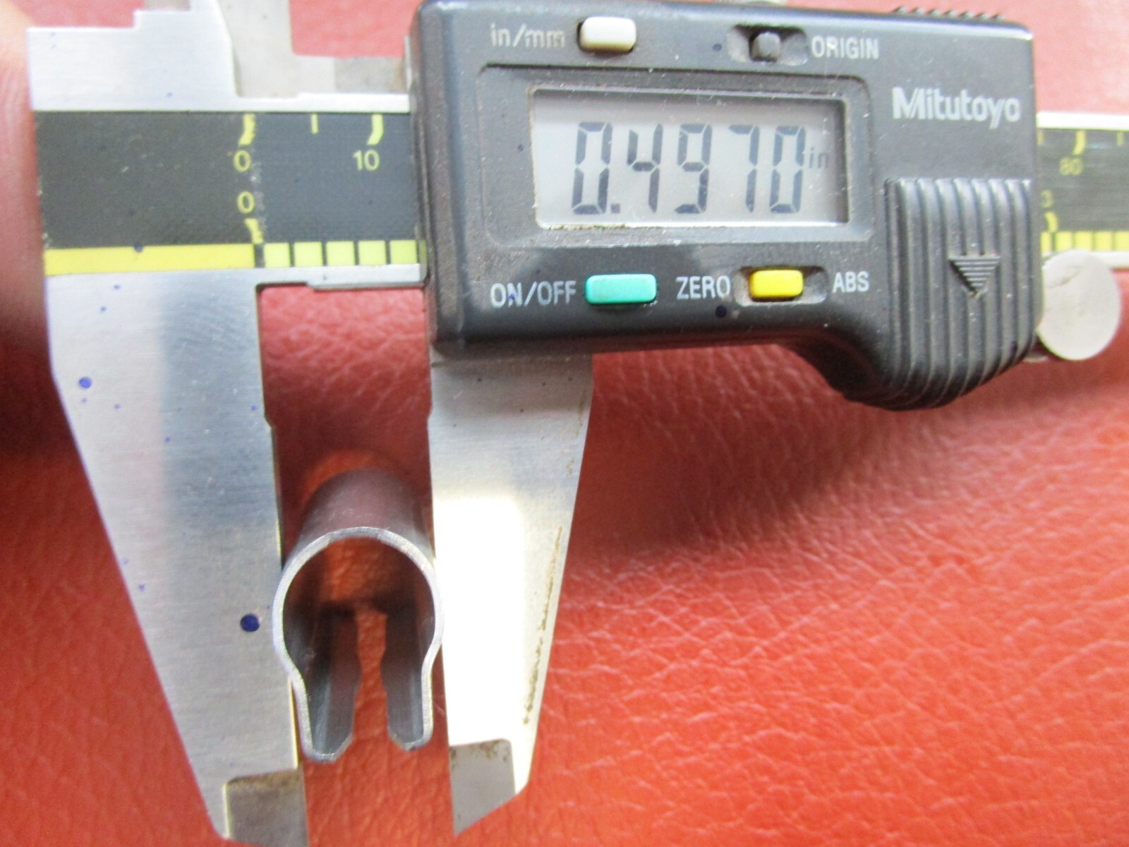 Winchester 43 70 71 94 88 100 style front sight hood in the white you finish