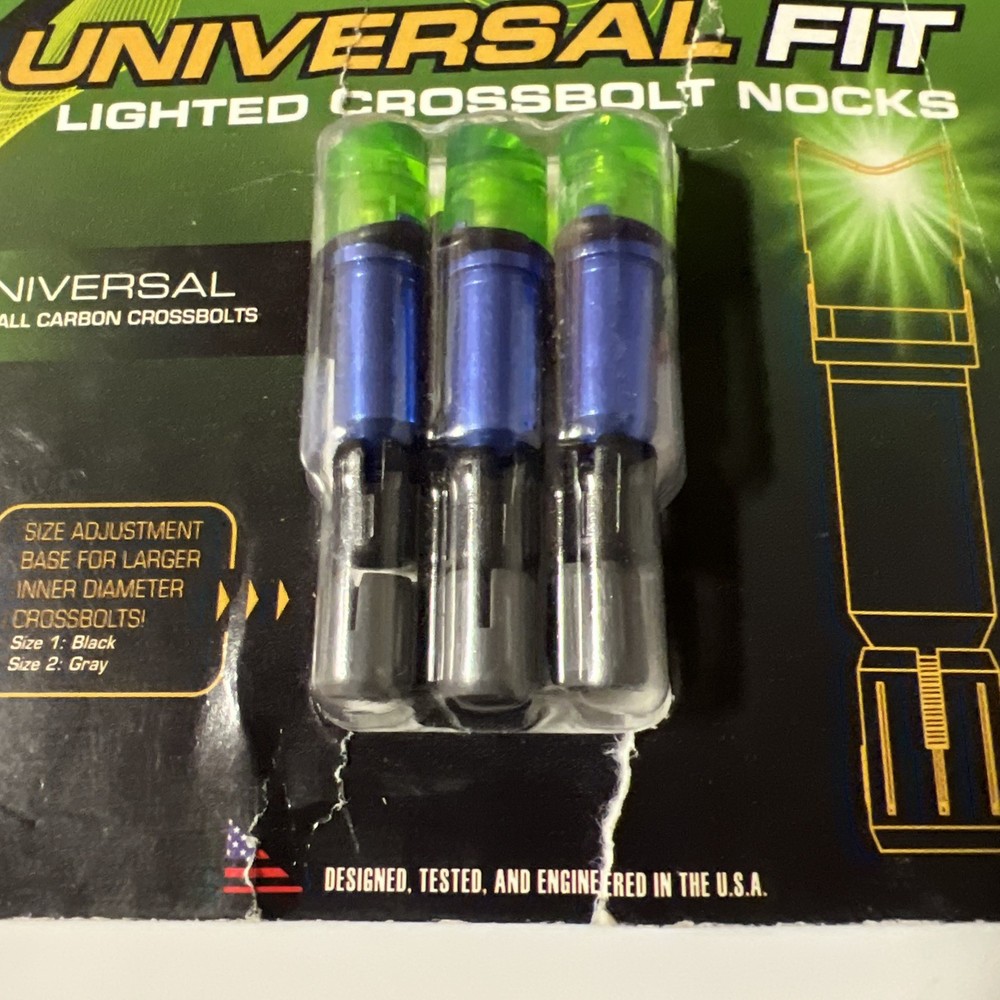 Rage Launchpad Nocturnal Lighted Crossbolt Nock - Green
