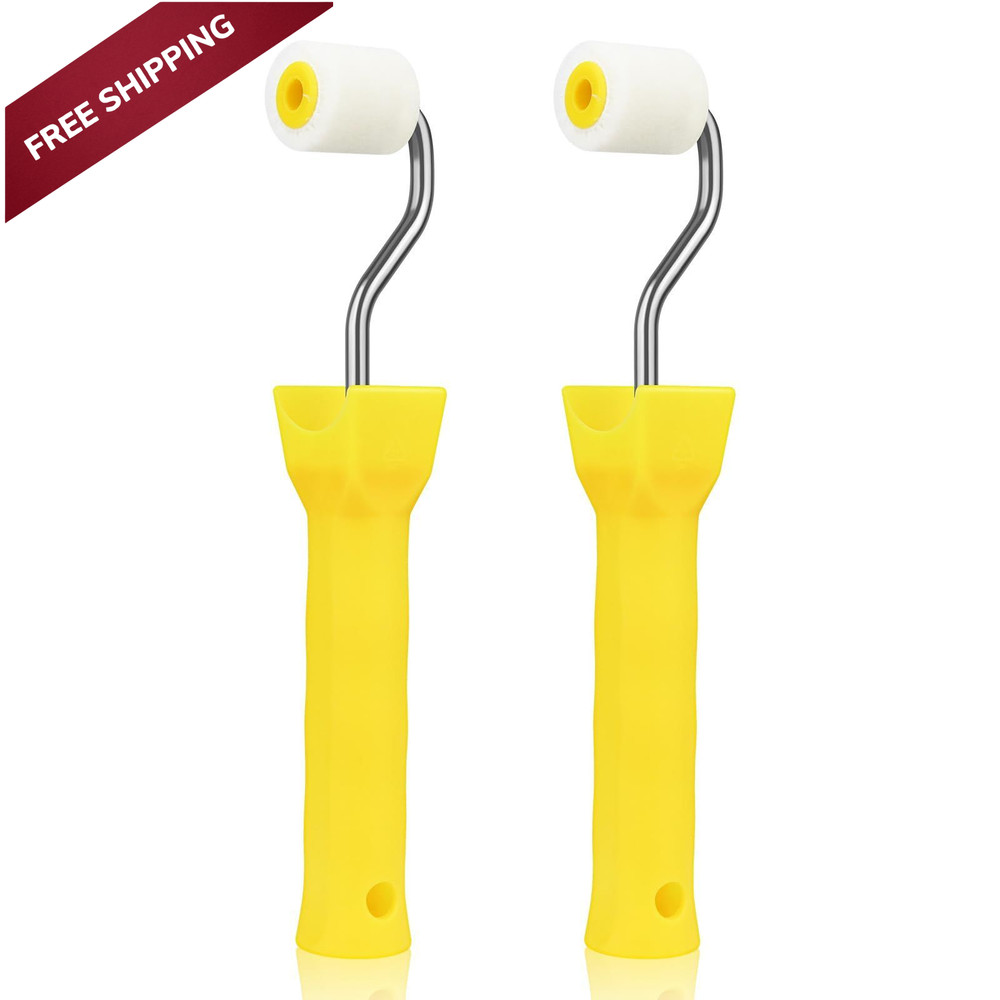 2 Pcs Foam Paint Roller Mini Rollers for Touch up Trim Edge or 1 Inch