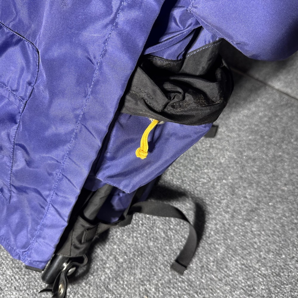 Rokk Bristlecone External Frame Hiking Backpack Blue Trail Camping Pack