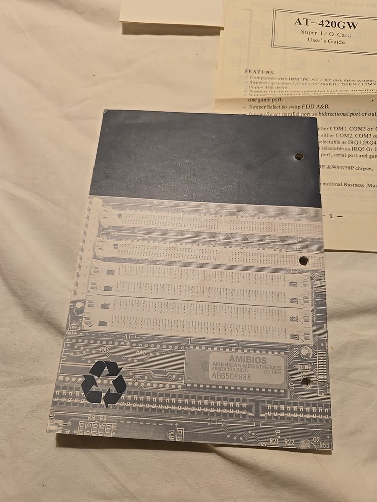 80486 Motherboard User's Guide