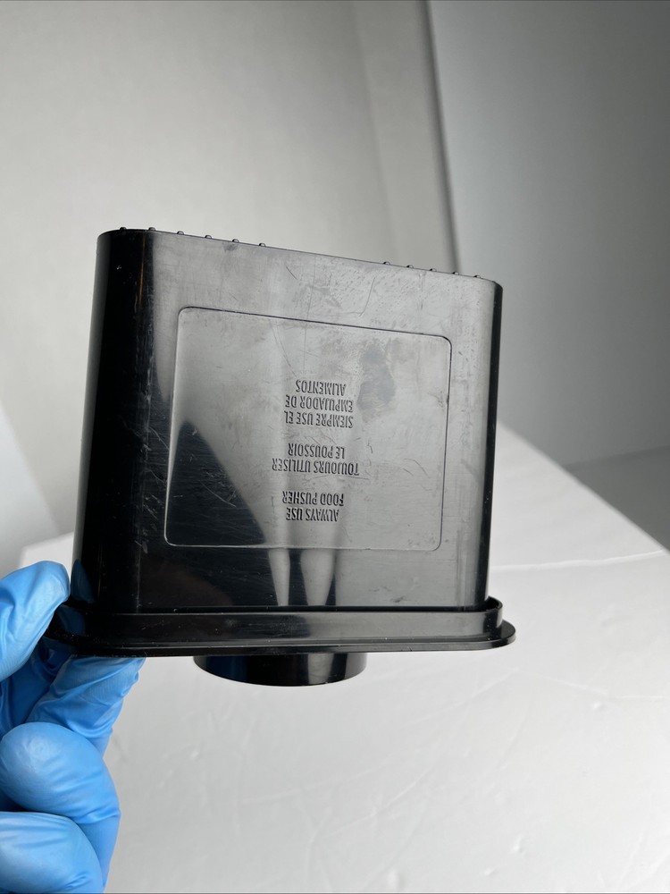 Hamilton Beach Stack & Snap Food Processor 70723 Pusher Part BLACK Piece ONLY