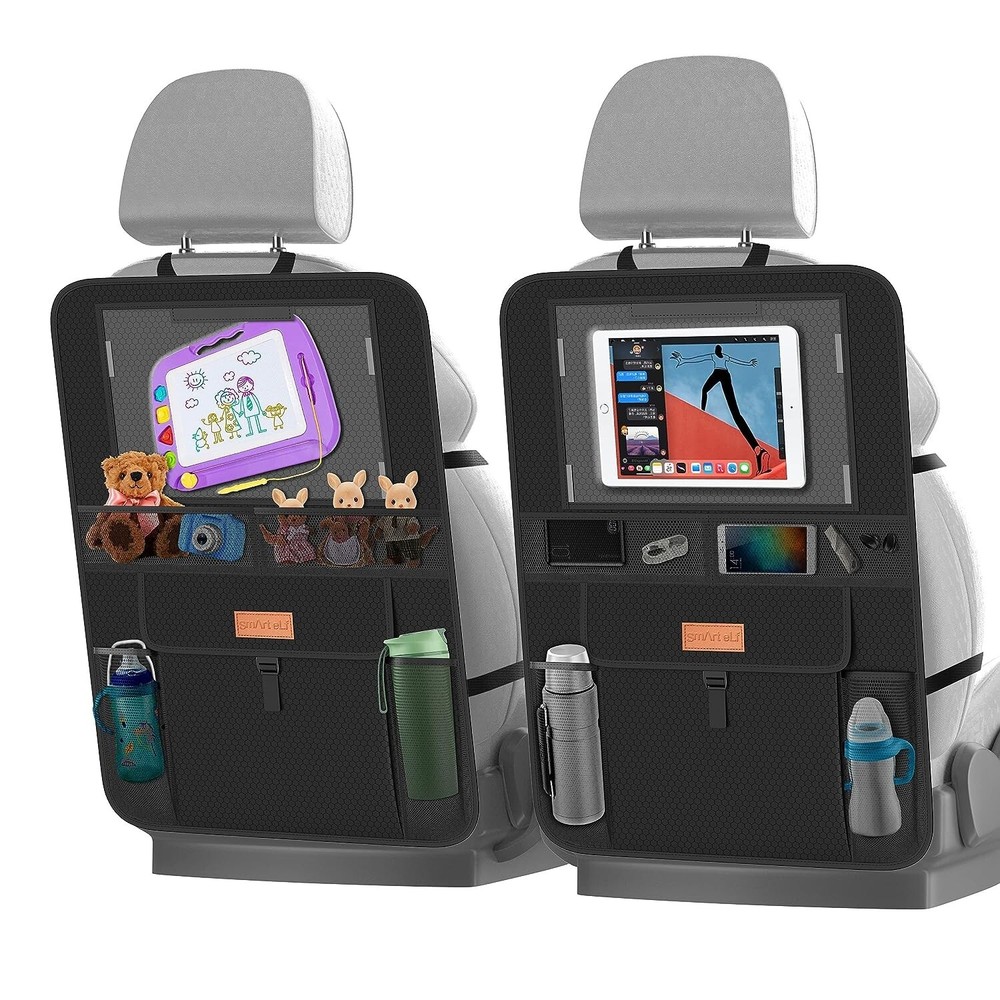 SMART ELF 2 Pack Backseat Car Organizer with Multiple Pockets