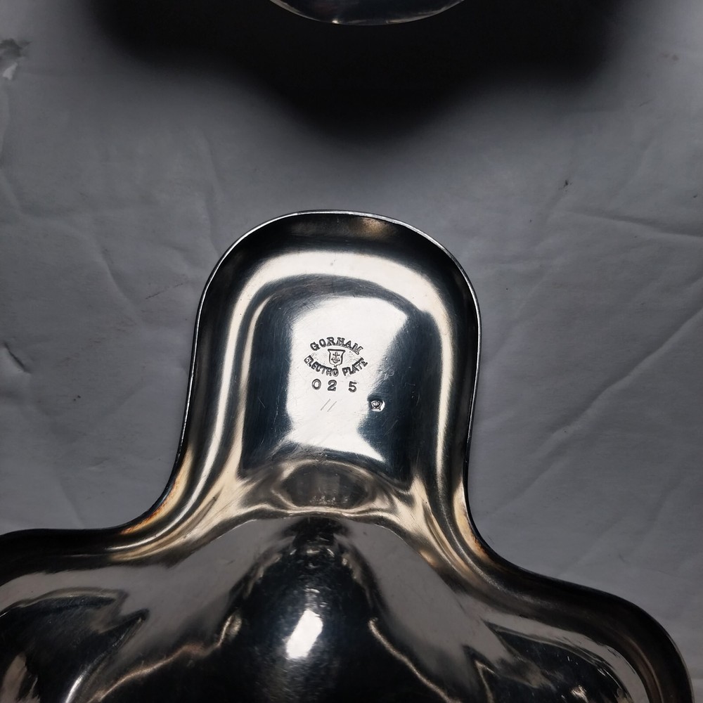 6 Gorham Silver Electroplate #025 Vintage Shell Dishes