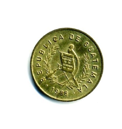 1988 Guatemala Un One Centavo Coin (1)
