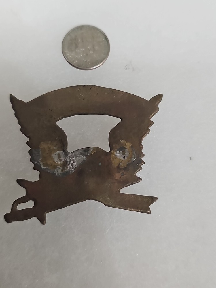 Rare Civil War U S Marines Solid Brass