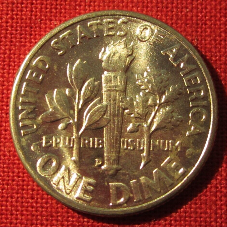 1955 D Roosevelt Dime - 90% Silver - BU - Uncirculated