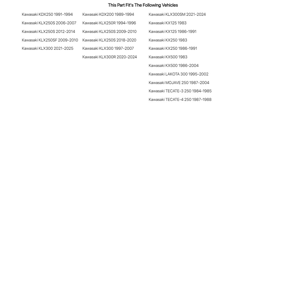 Tusk Swing Arm Bearing Kit For KAWASAKI MOJAVE 250 1987-2004