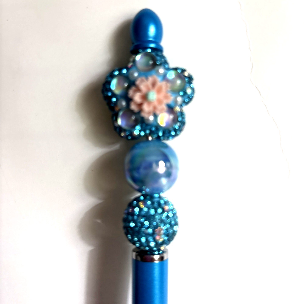 HANDCRAFTED BEADED PEN & NOTE PAD SET -believe in you