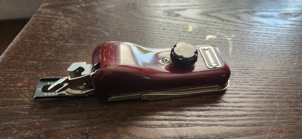 Kenmore Vintage Tailor Buttonholer Tool Red For Handmade Clothes