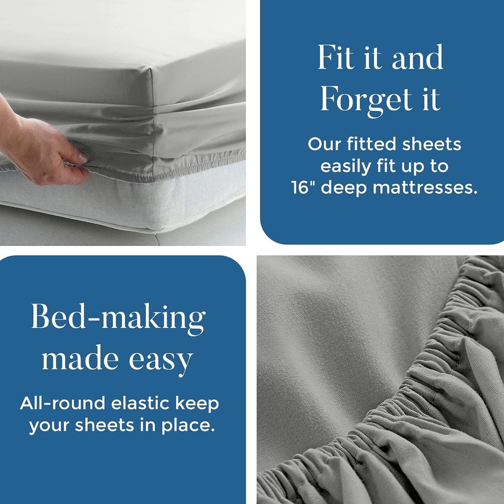 Jersey Fitted Bedsheets 100% cotton Queen