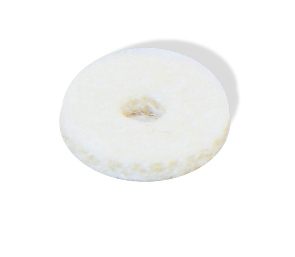 Felt Pads White for Strap Buttons 10 pack Bitterroot 081152FT