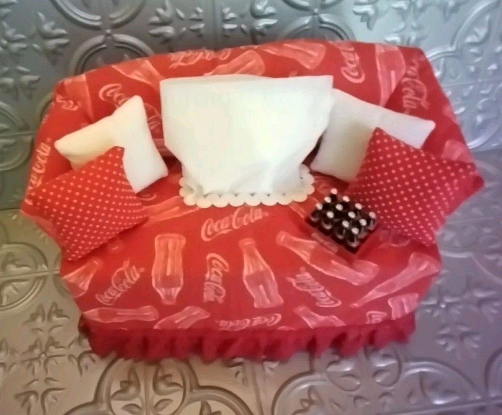 Coke A Cola Sofa Tissue Box Cover