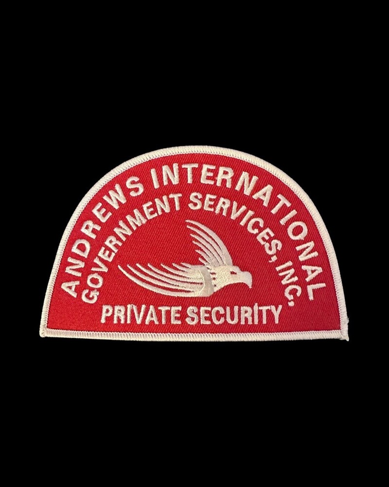Andrews International Government Services Security Patch 5” Wide
