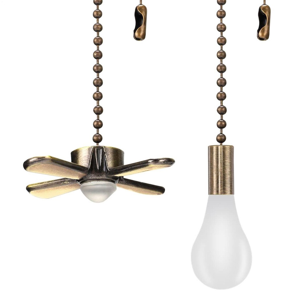 Ceiling Fan Pull Chains 13.6 Inches Fan Pulls 2 Pcs Ceiling Fan Pull Cord Fan Pu