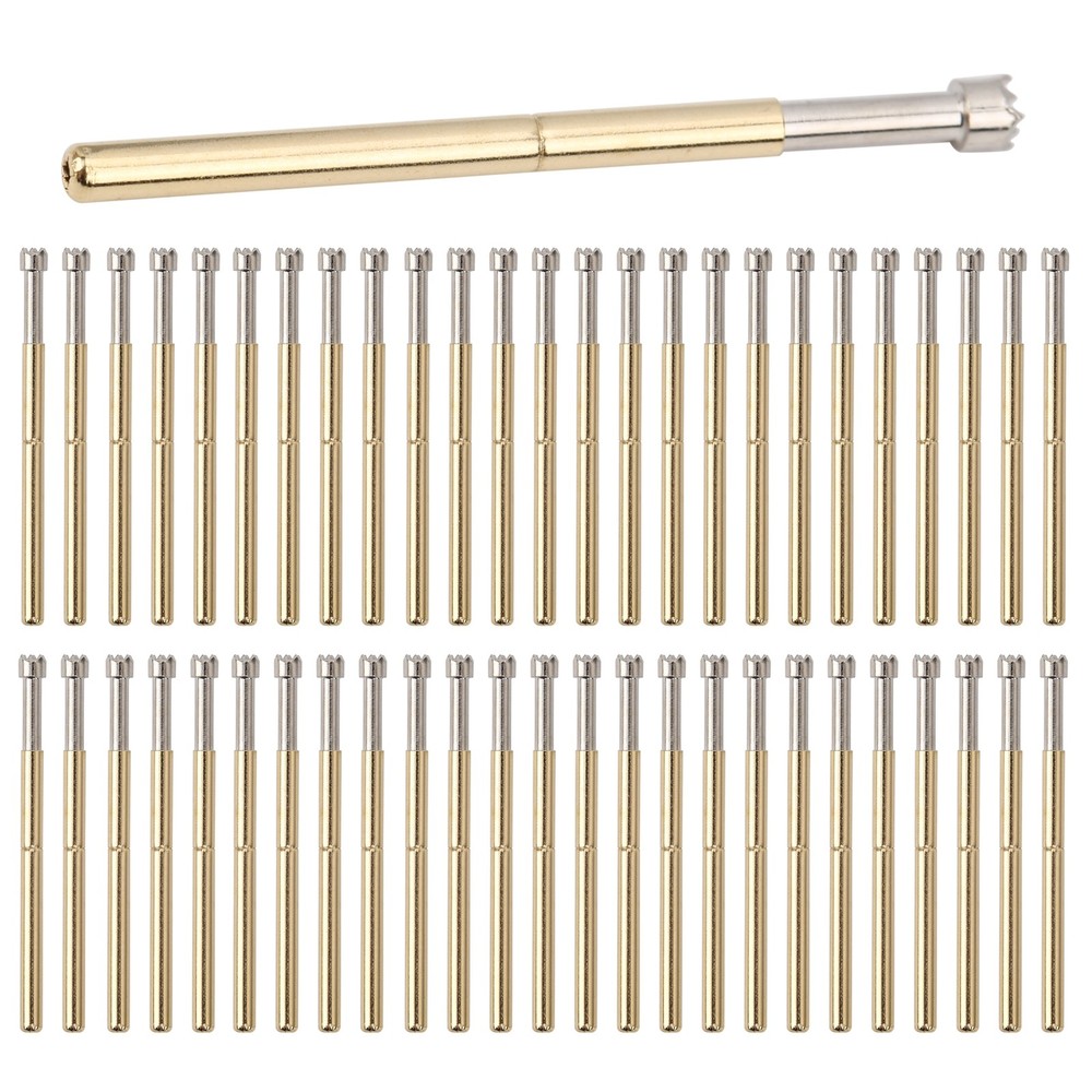 100Pcs Spring Test Probe Testing Contact Pin 9 Claws 2mm Industrial New