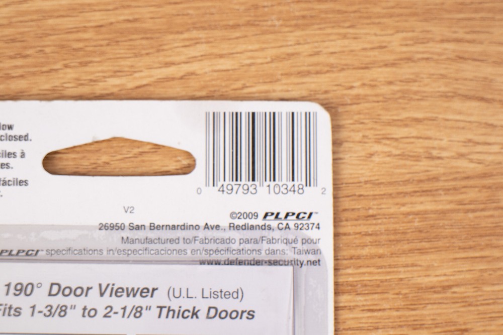 Defender Security Entry Nickel Door Viewer