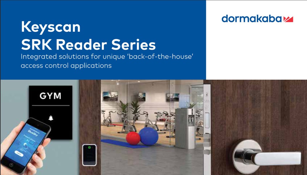 dormakaba Keyscan Flush Mount Reader w/ Bluetooth Low Energy Enabled SRK-RNFC2