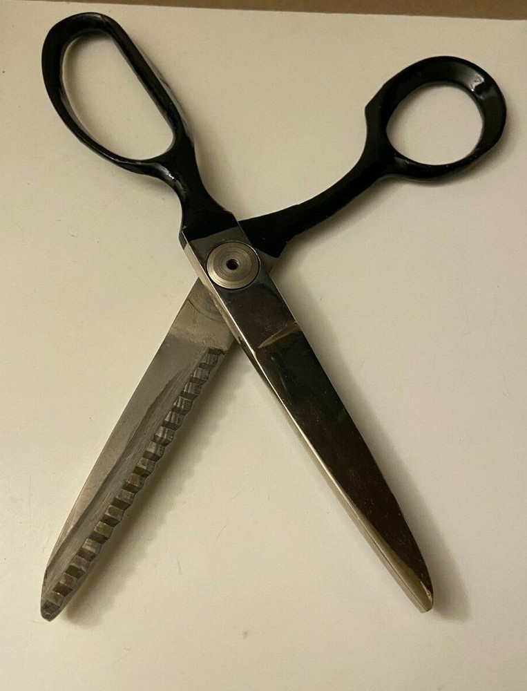 Vintage Trans-O-Matic Pinking Shears in Box with Instructions