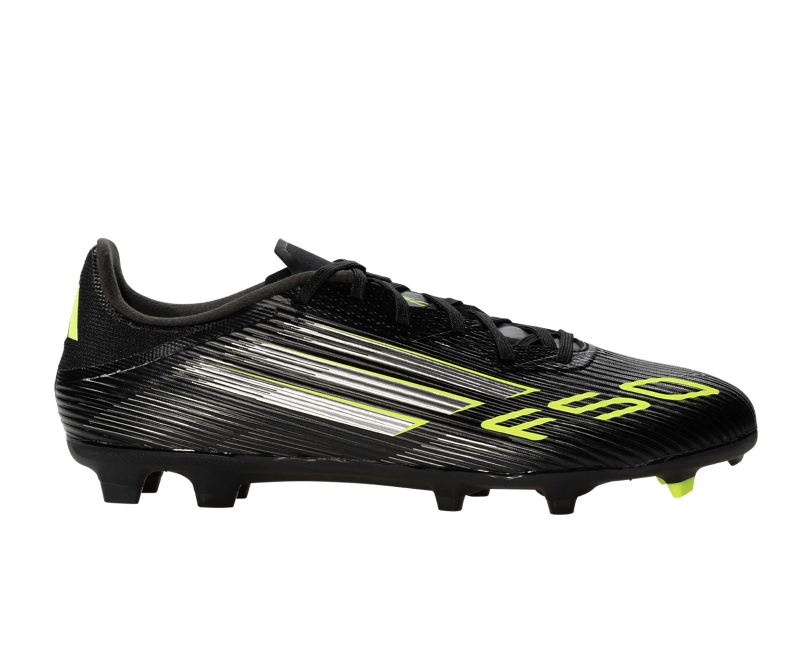 Adidas F50 League FG Core Black Iron Soccer Shoes Size JI0007