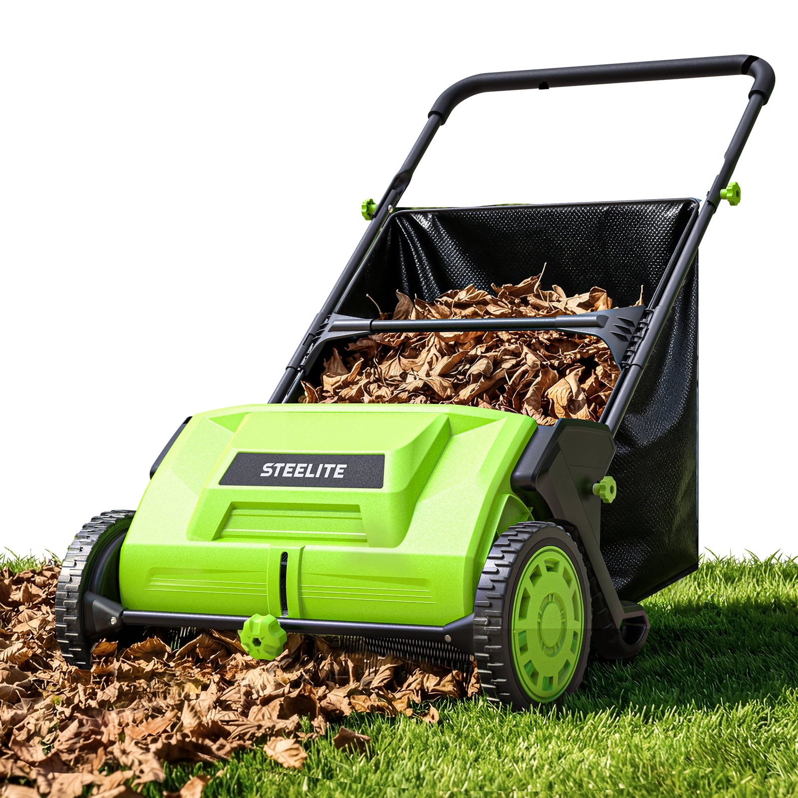 Steelite 21-Inch Push Lawn Sweeper with 3.6 Cu Ft Bag
