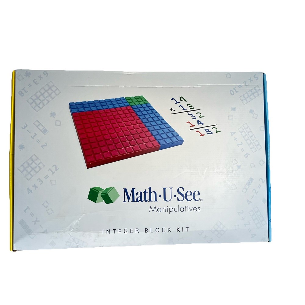Math•U•See Manipulatives Integer Block Kit No Missing Pieces - Home Schooling