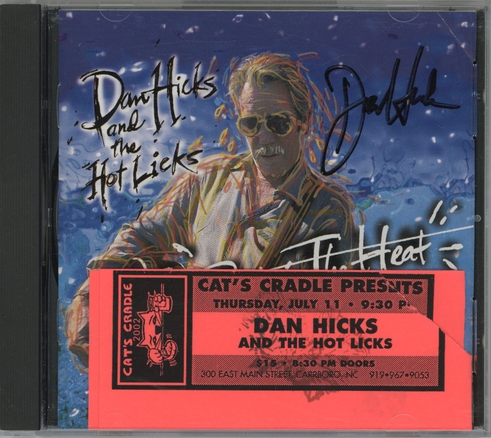 Dan Hicks- Signed CD