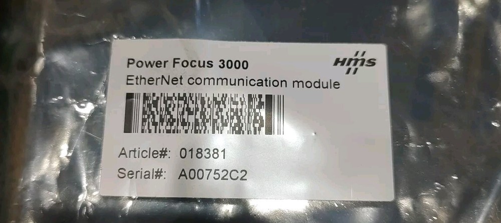 Atlas Copco 018381 Power Focus 3000 EtherNet Comm Module