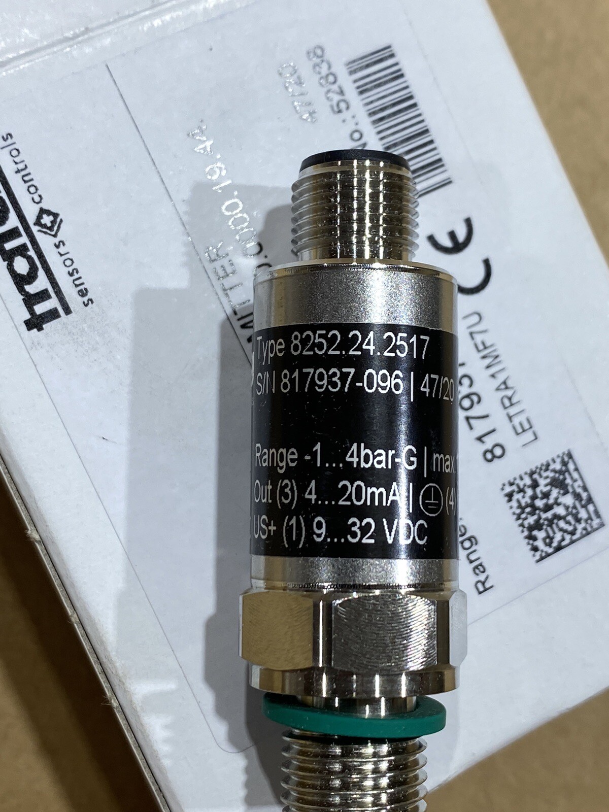 Trafag 8252.24.2517 Pressure Transmitter 8252 New