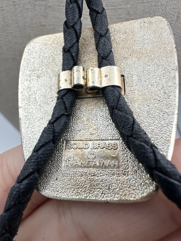 Ivan Solid Copper Cross Design Bolo Tie