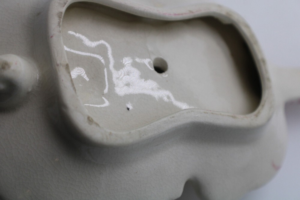 Cello Shaped Ceramic Taper Holder