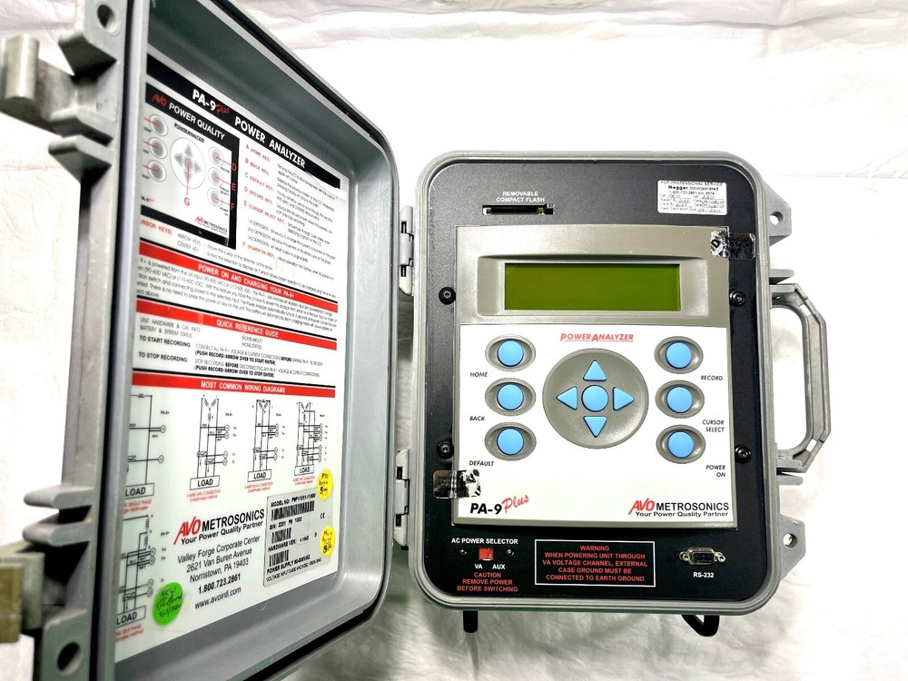 Metrosonics Megger PA-9 Plus Power Analyzer