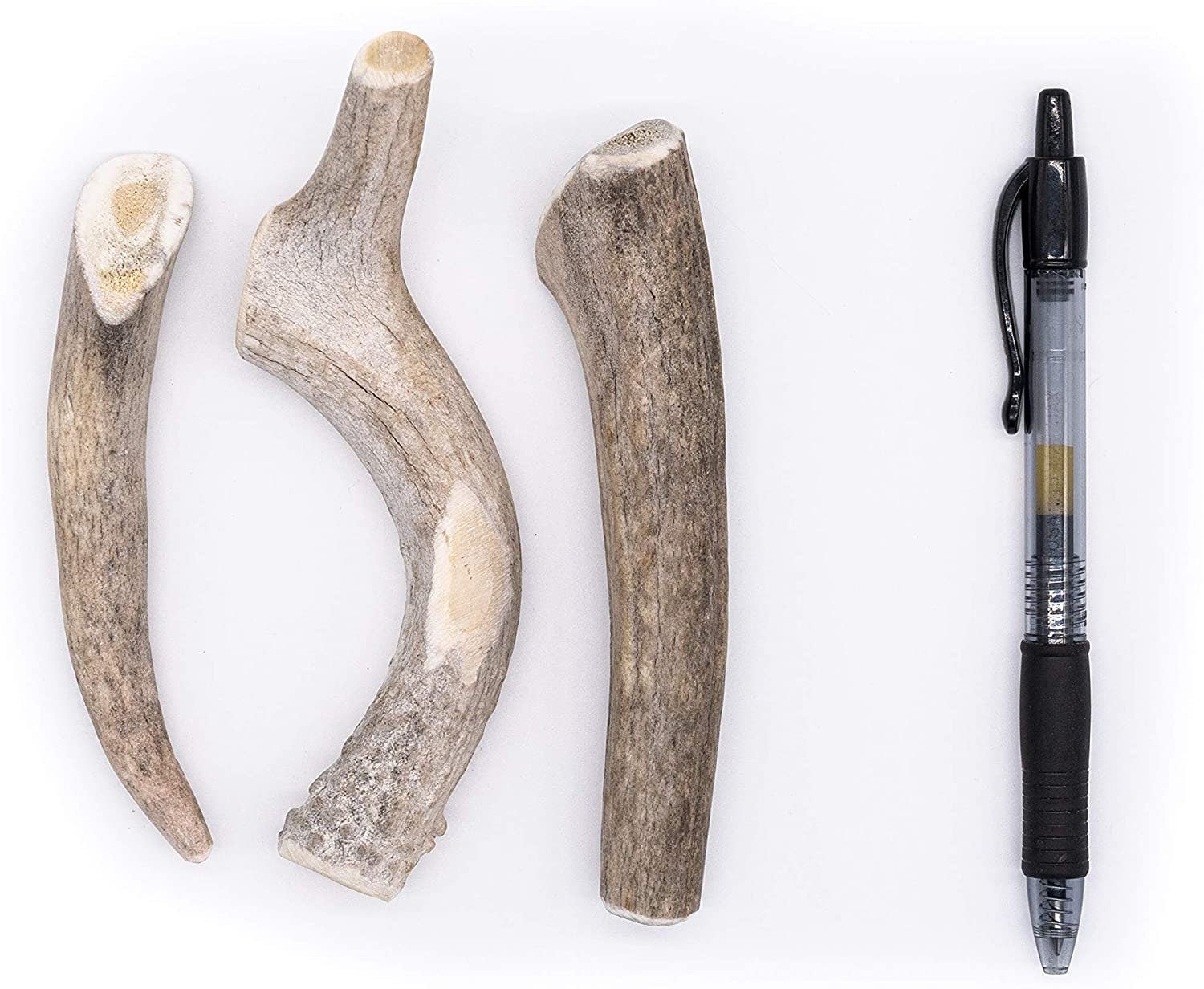 Economy Elk/Deer Antler Dog Chew 3 Count - Grade B/C All Natural Organic and