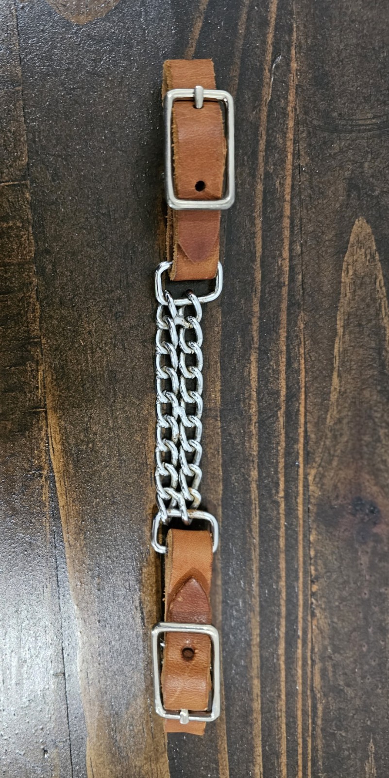 New Leather with Chain Curb
