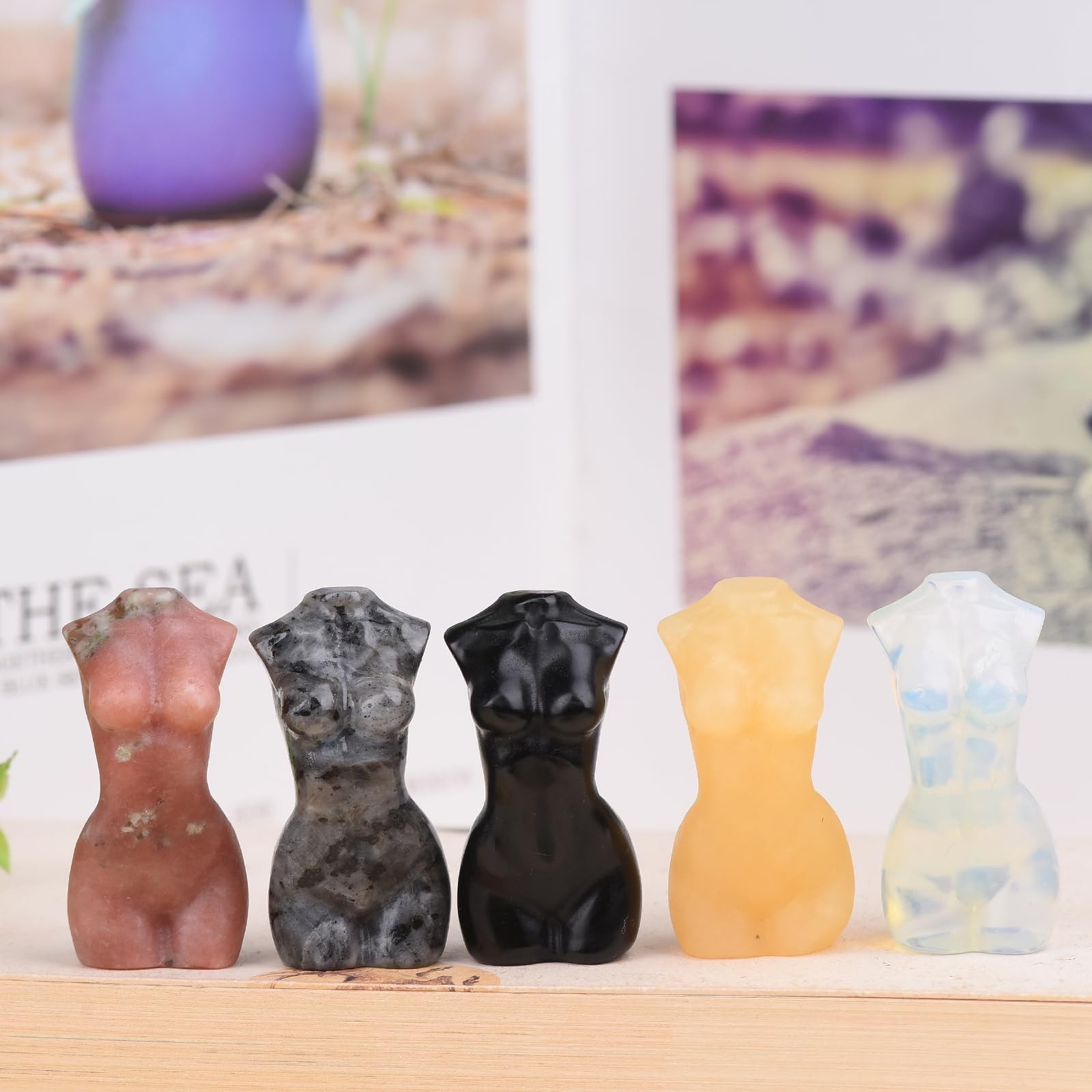 Obsidian Female Crystal Body Sculpting Products (Obsidian 2 inch)