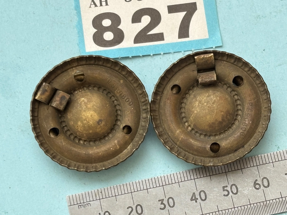 clock maker Antique Brass bracket clock side handle pulls bracket clock handles