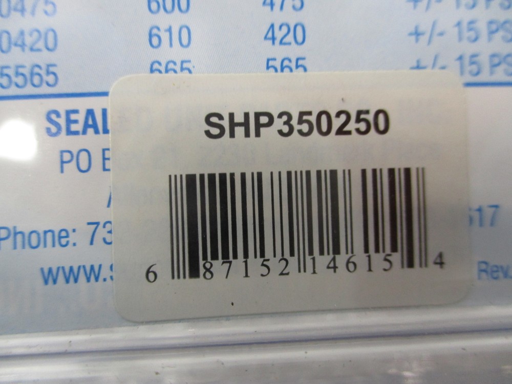 SUPCO SHP350250 PRESSURE SWITCH NSMP