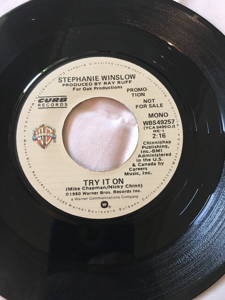 STEPHANIE WINSLOW Record Try It On 45 record  VG+