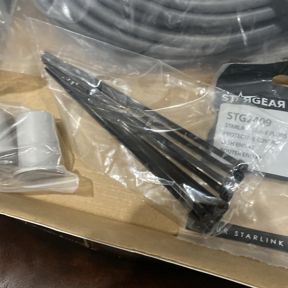 Stargear Starlink rectangular satellite 75 ft cable
