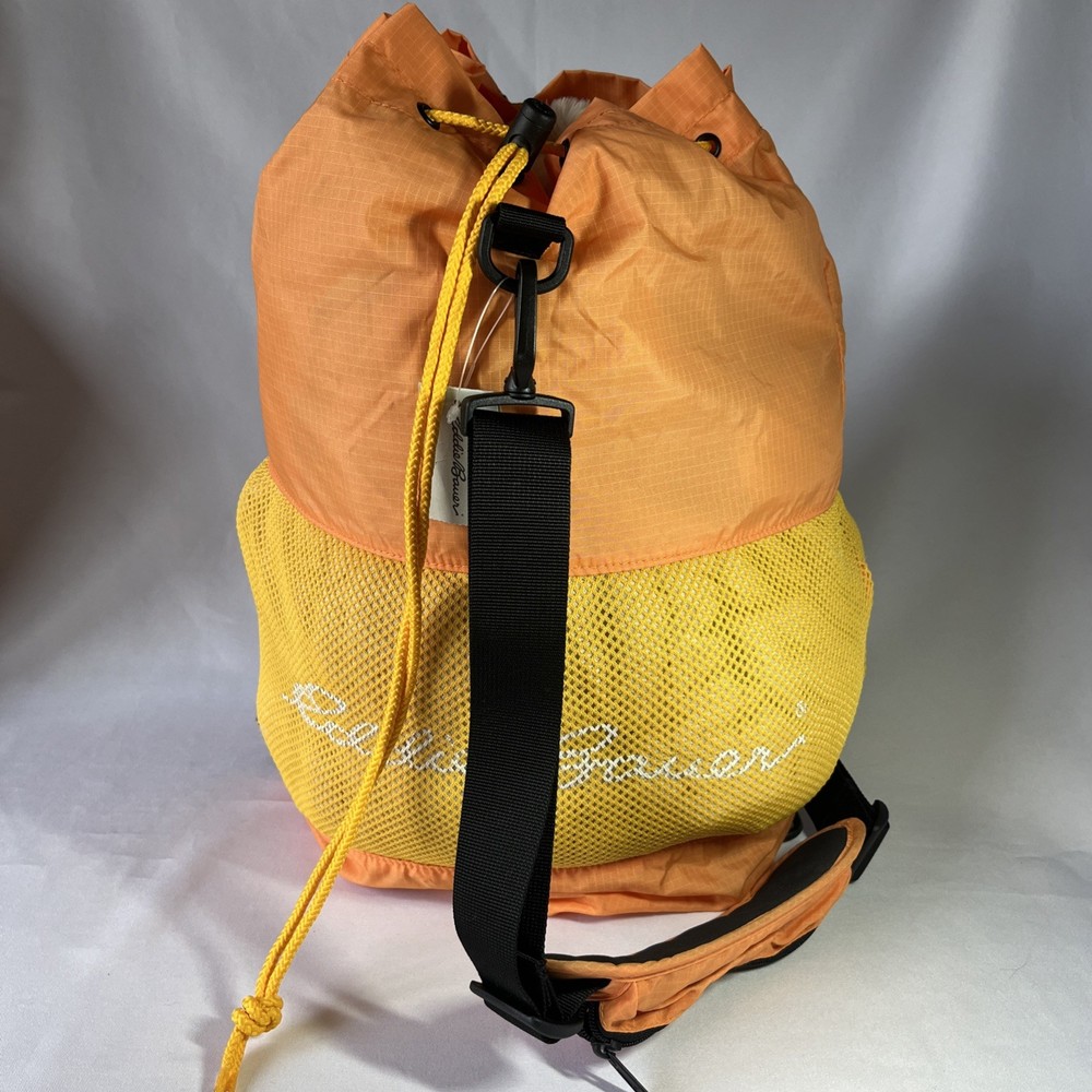 Eddie Bauer Drawstring Duffel Beach Bag New With Tags